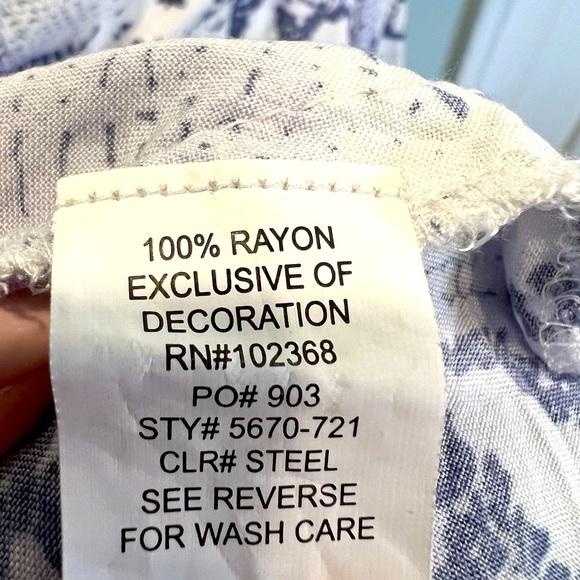 SOLD Deep V Plunge Neckline Snakeskin Blue Dress Coverup XL cinch waist - Picture 10 of 11